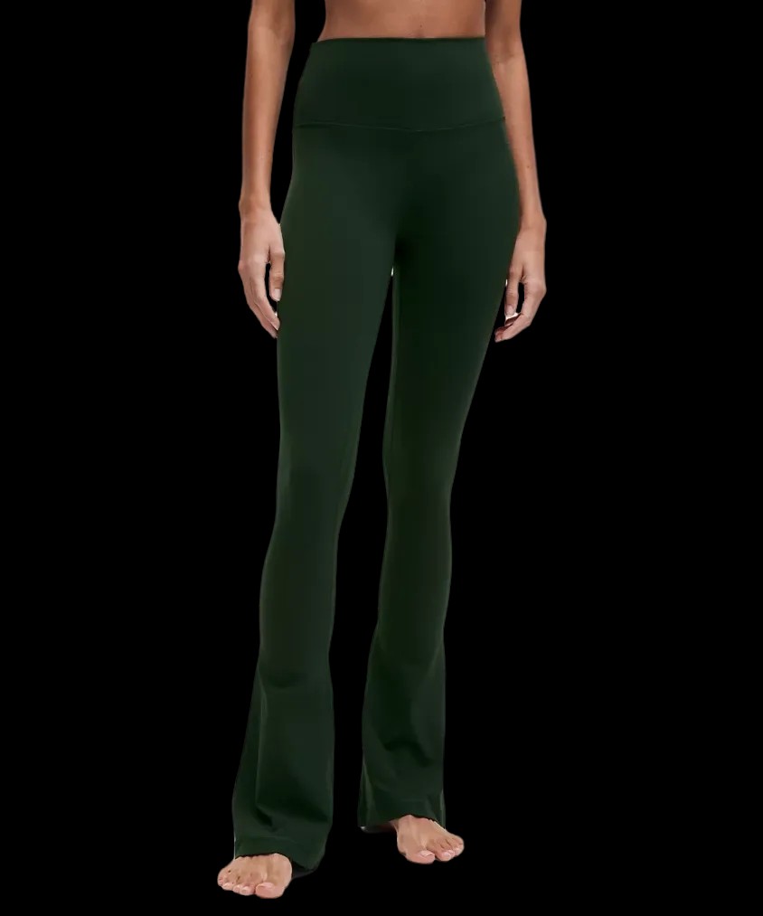 Lululemon Align™ High-Rise Mini-Flare Pant Rainforest Green - HypeFly India View 1