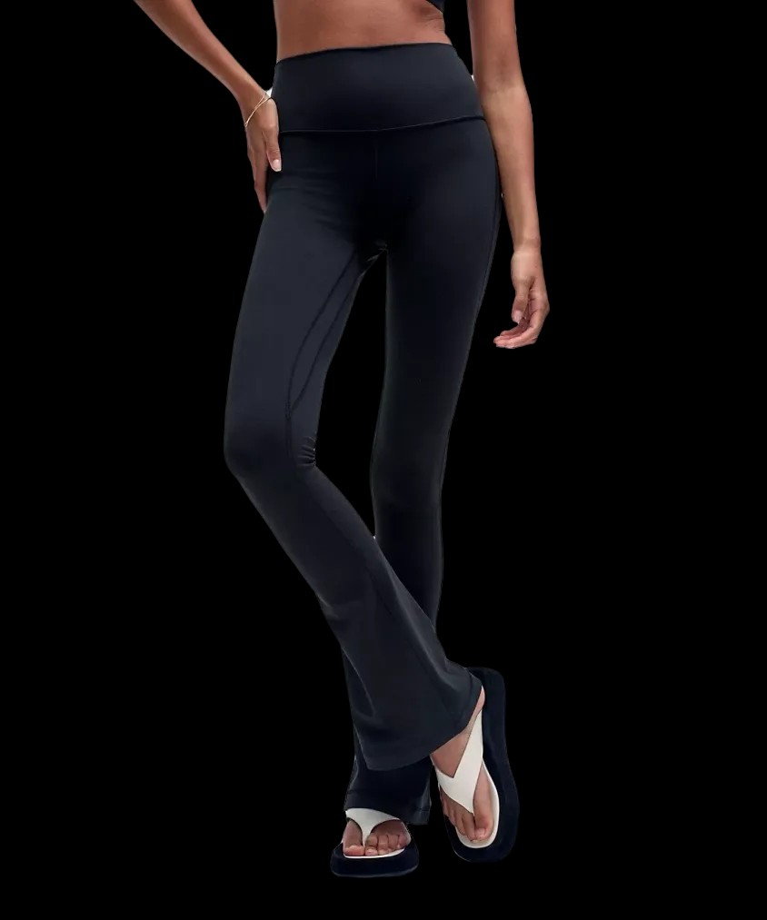 Lululemon Align™ High-Rise Mini-Flare Pant Black - HypeFly India View 1