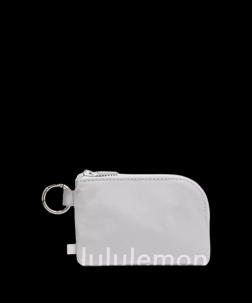 Lululemon Clippable Card Pouch Silver Drop/Vapor - HypeFly India View 1