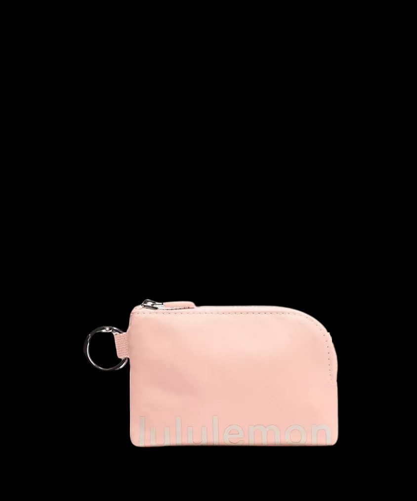 Lululemon Clippable Card Pouch Flush Pink/White Opal - HypeFly India View 1