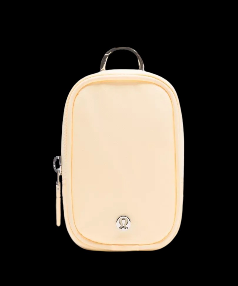 Lululemon Clippable Nano Pouch Butter Cream - HypeFly India View 1