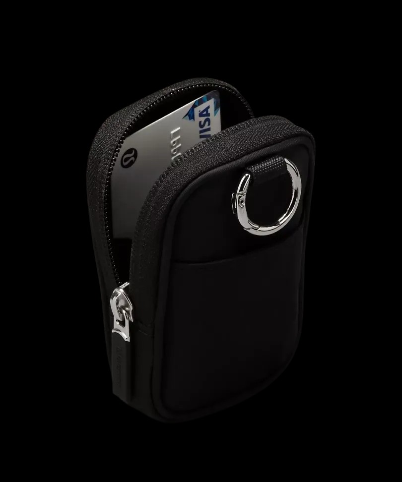 Lululemon Clippable Nano Pouch Black - HypeFly India View 2