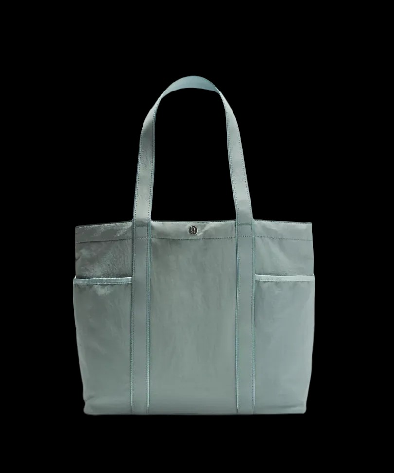 Lululemon Daily Multi-Pocket Tote Bag 20L Crater Blue/Frosted Jade - HypeFly India View 1