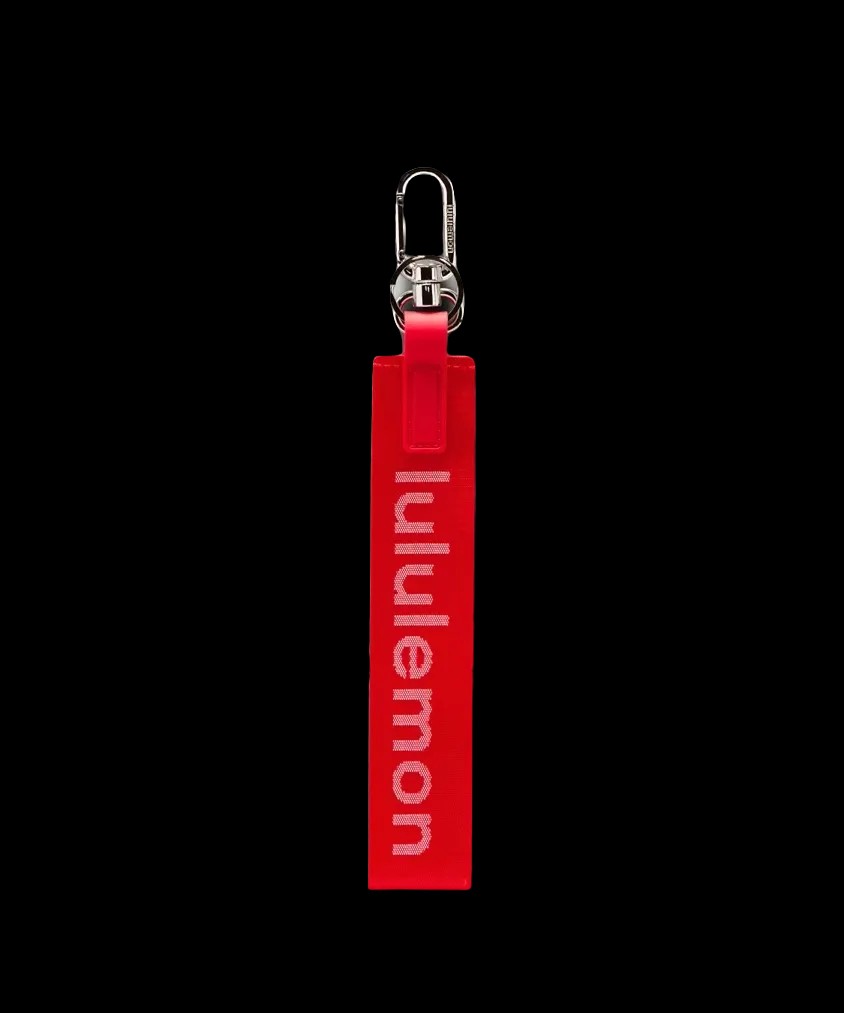 Lululemon Never Lost Keychain Lulu Red/White - HypeFly India View 1