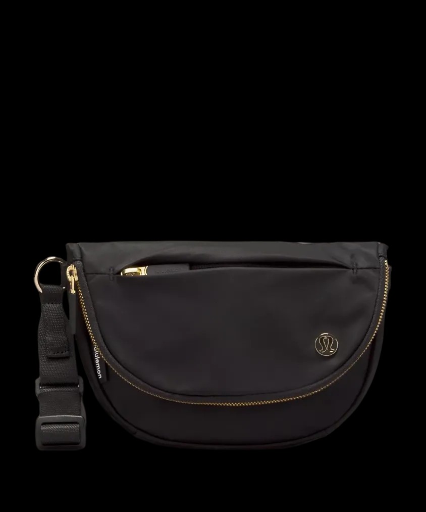 Lululemon All Night Festival Bag Micro 2L Black/Gold - HypeFly India View 1