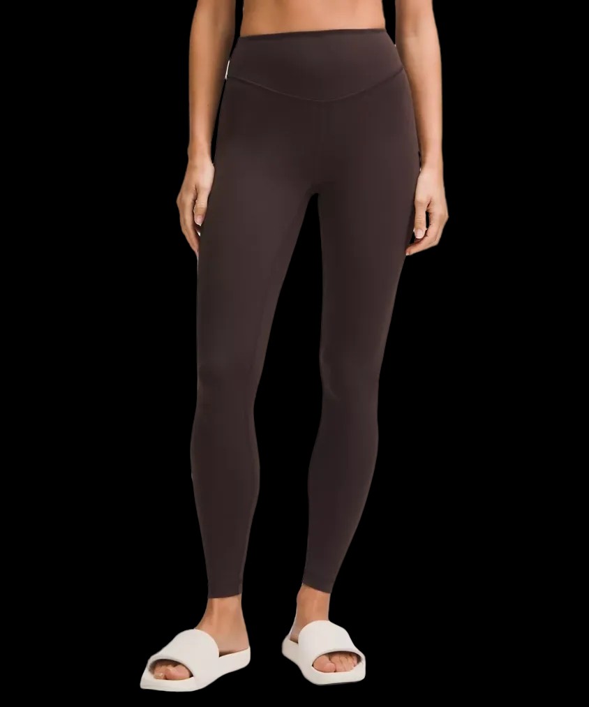 Lululemon Wunder Under SmoothCover High-Rise Tight 28"  Espresso - HypeFly India View 1