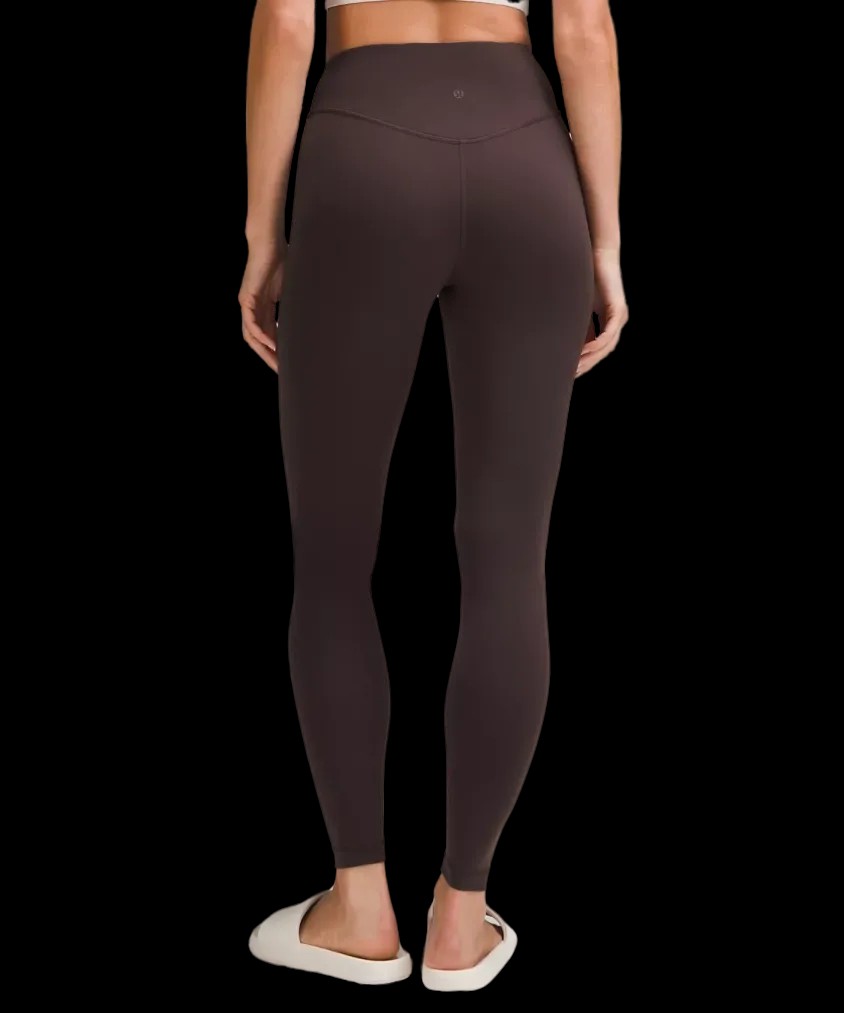 Lululemon Wunder Under SmoothCover High-Rise Tight 28"  Espresso - HypeFly India View 3
