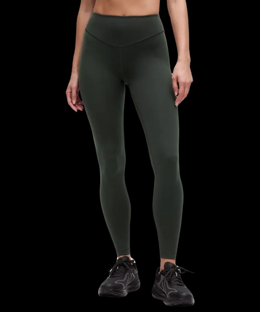 Lululemon Wunder Under SmoothCover High-Rise Tight Blackened Pine - HypeFly India View 1