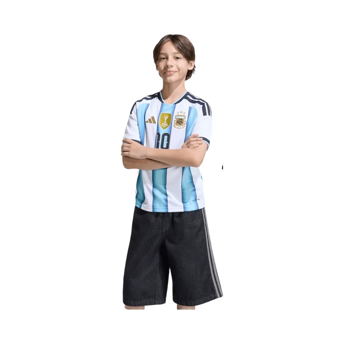 FIFA 2026 Argentina Messi Home Jersey - Youth - HypeFly India View 3