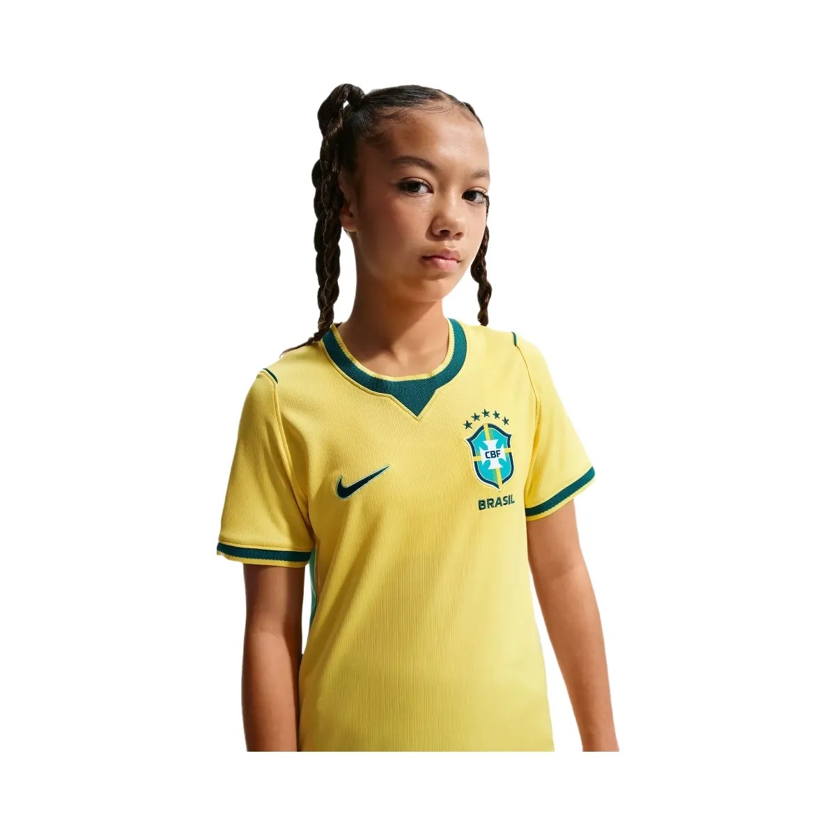 FIFA 2026 Brazil Stadium Home Jersey - Youth - HypeFly India View 4
