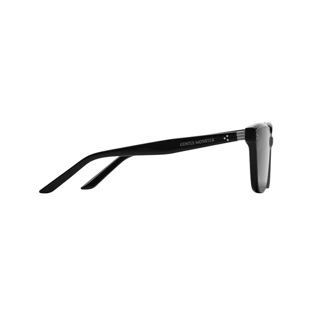 Gentle Monster Numer 01(G) Grey Lenses | Black Frame - HypeFly India View 3