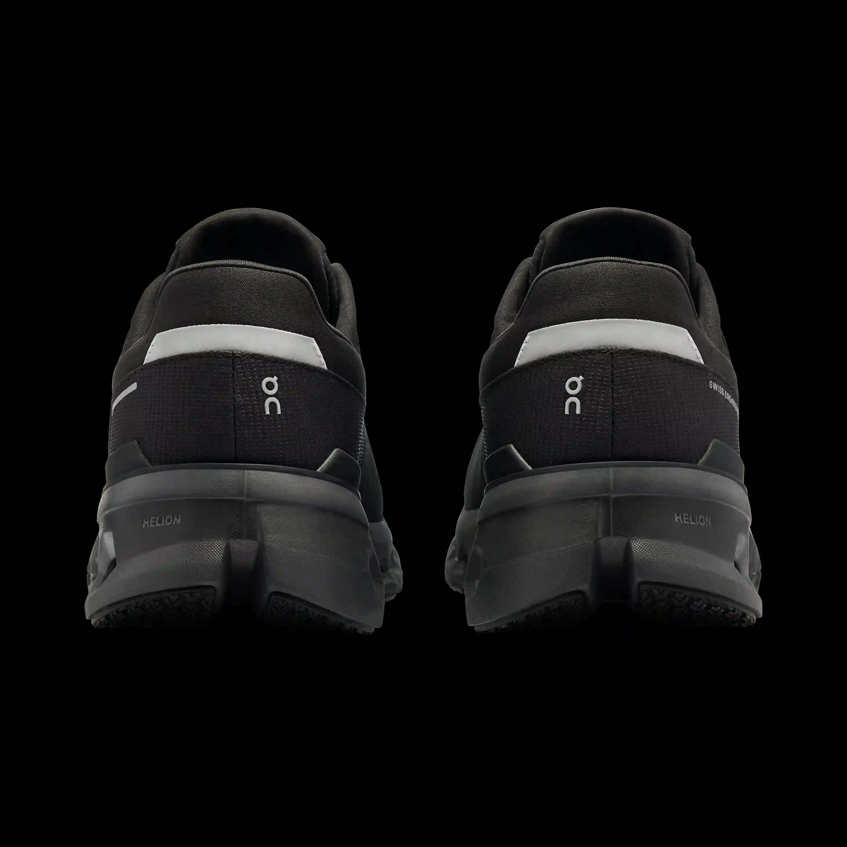 Cloudrunner 2 Waterproof 'Magnet Black' On Running - HypeFly India View 2