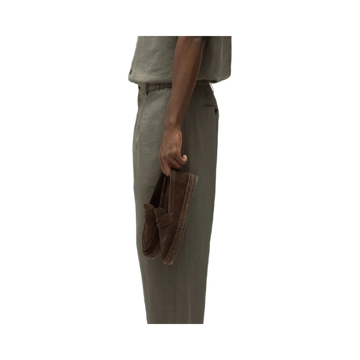 Giorgio Armani x Kith Espadrilla Suede - Pepe - HypeFly India View 2