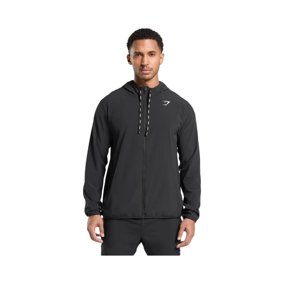 Gymshark Arrival Track Jacket "Black" - HypeFly India View 1