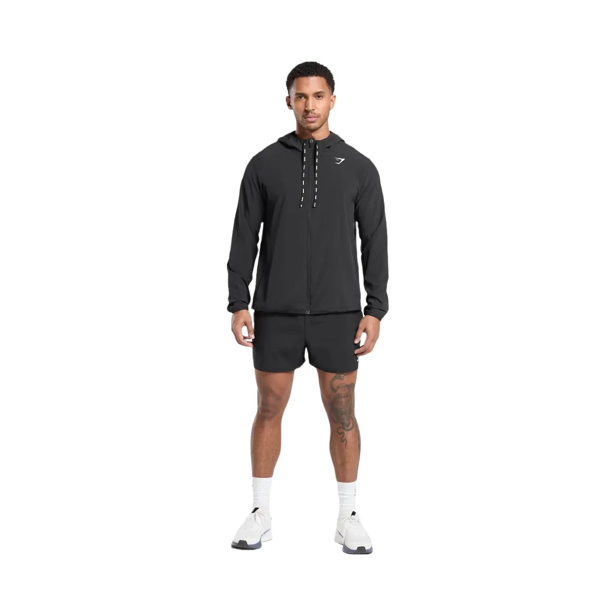 Gymshark Arrival Track Jacket "Black" - HypeFly India View 3