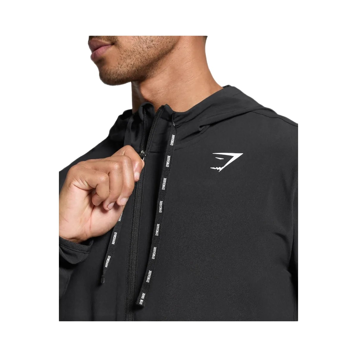 Gymshark Arrival Track Jacket "Black" - HypeFly India View 5