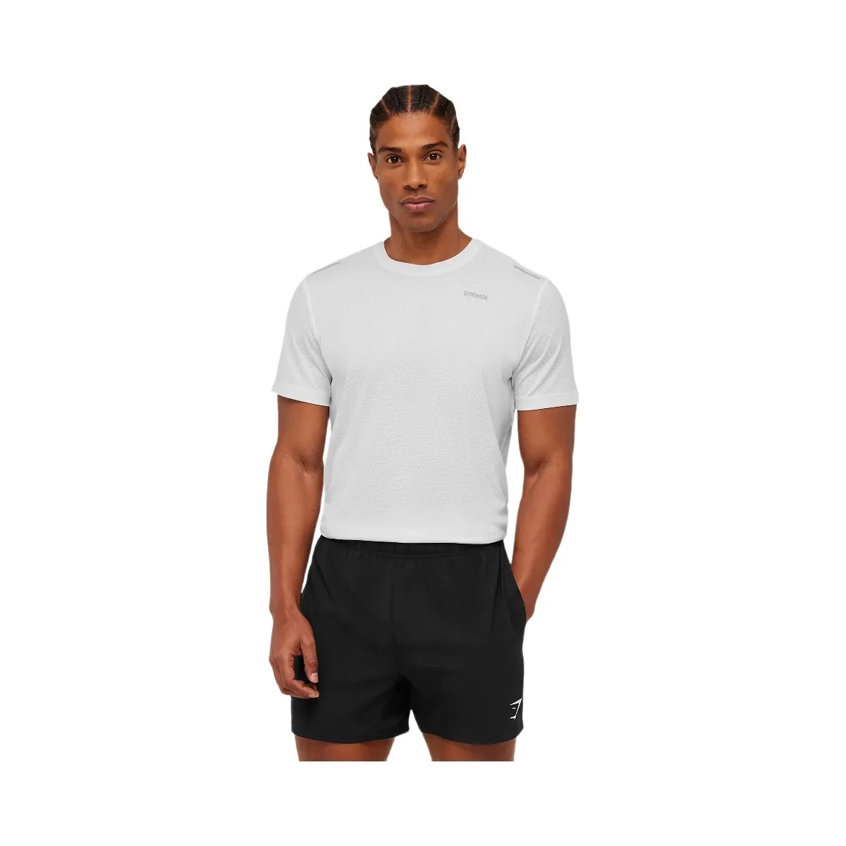 Gymshark Built For More T-Shirt "GS White" - HypeFly India View 1