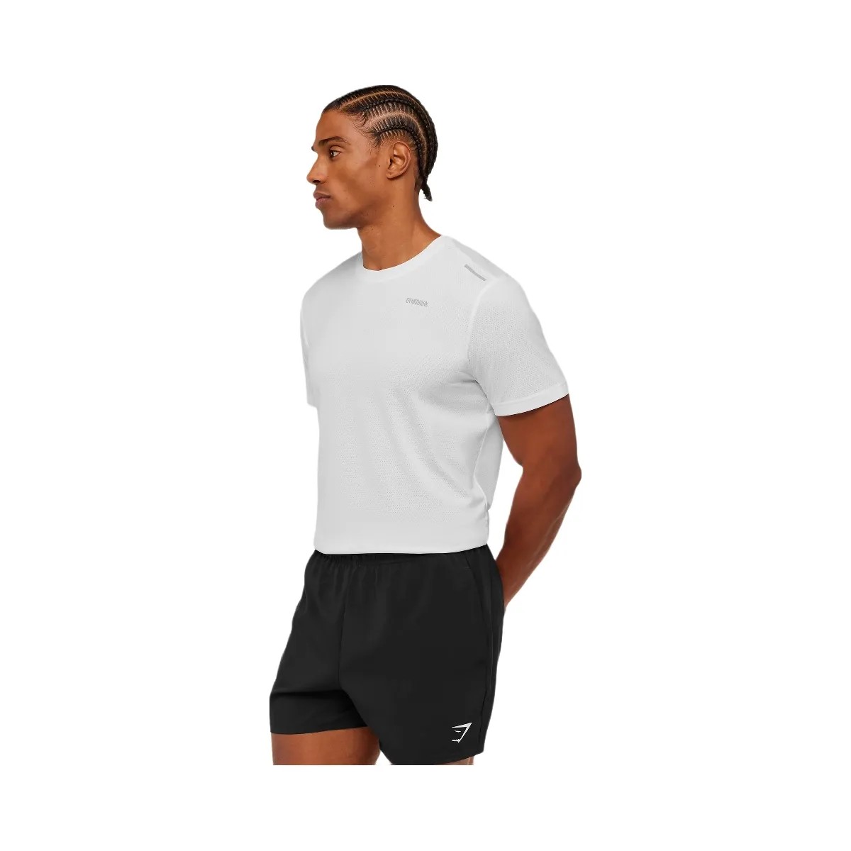 Gymshark Built For More T-Shirt "GS White" - HypeFly India View 3