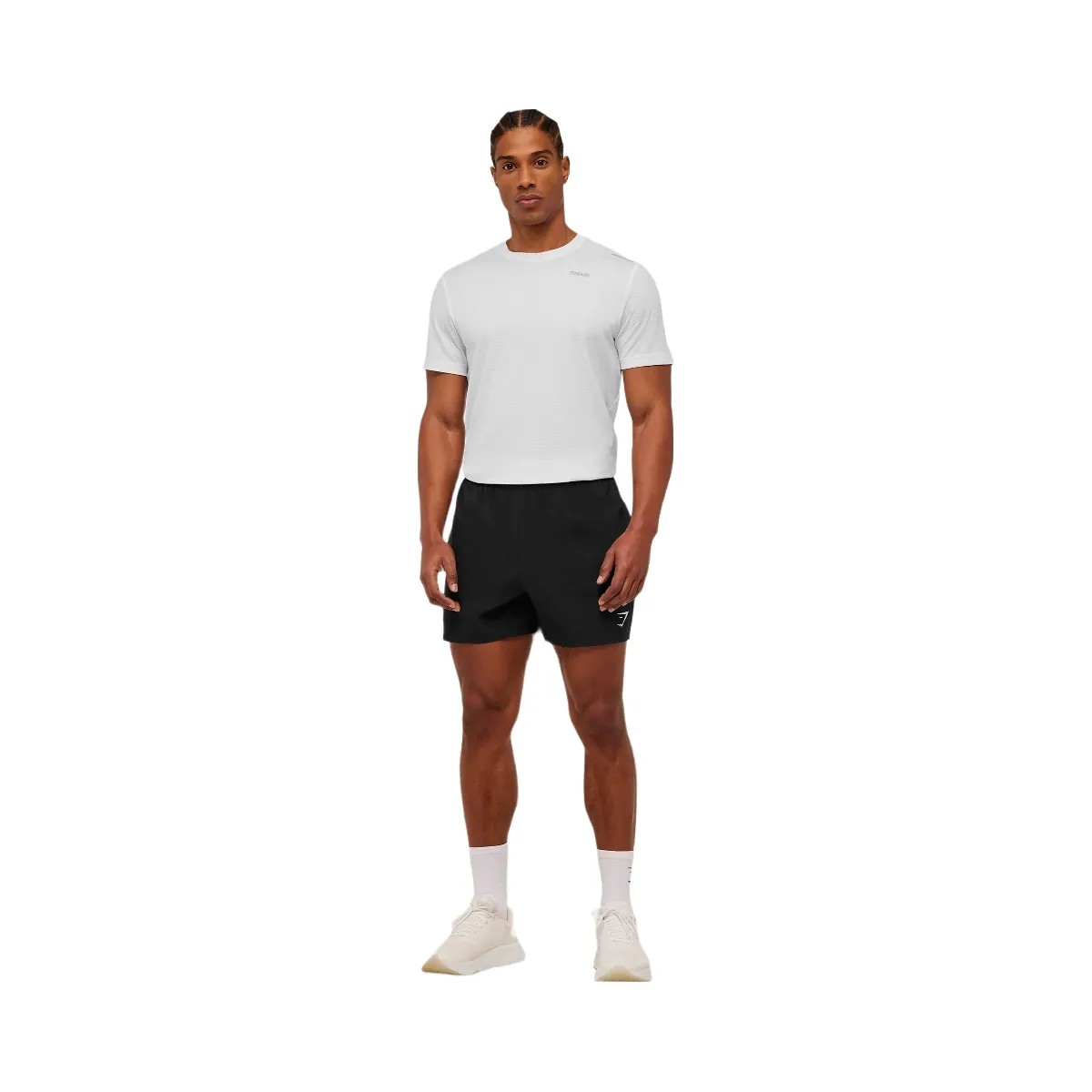 Gymshark Built For More T-Shirt "GS White" - HypeFly India View 5