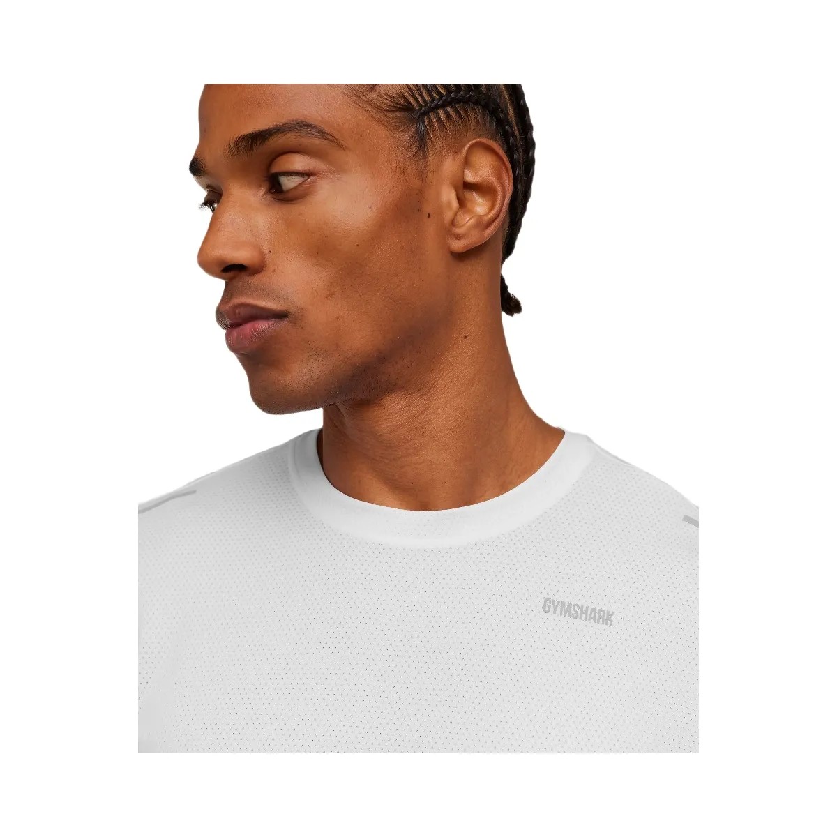 Gymshark Built For More T-Shirt "GS White" - HypeFly India View 6