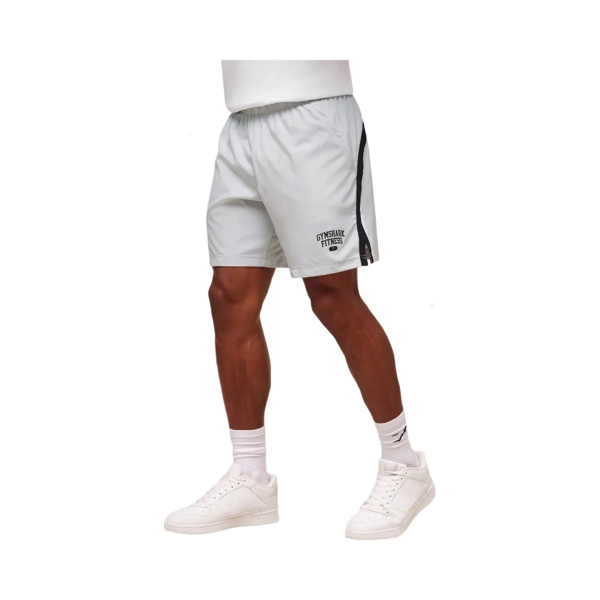 Gymshark Campus 7" Shorts "Light Grey" - HypeFly India View 2