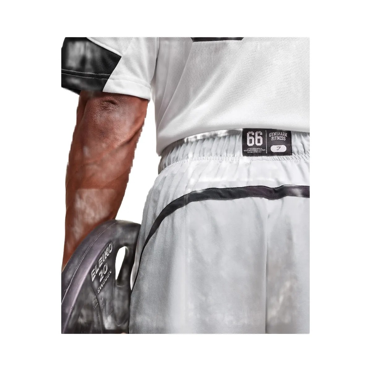 Gymshark Campus 7" Shorts "Light Grey" - HypeFly India View 4