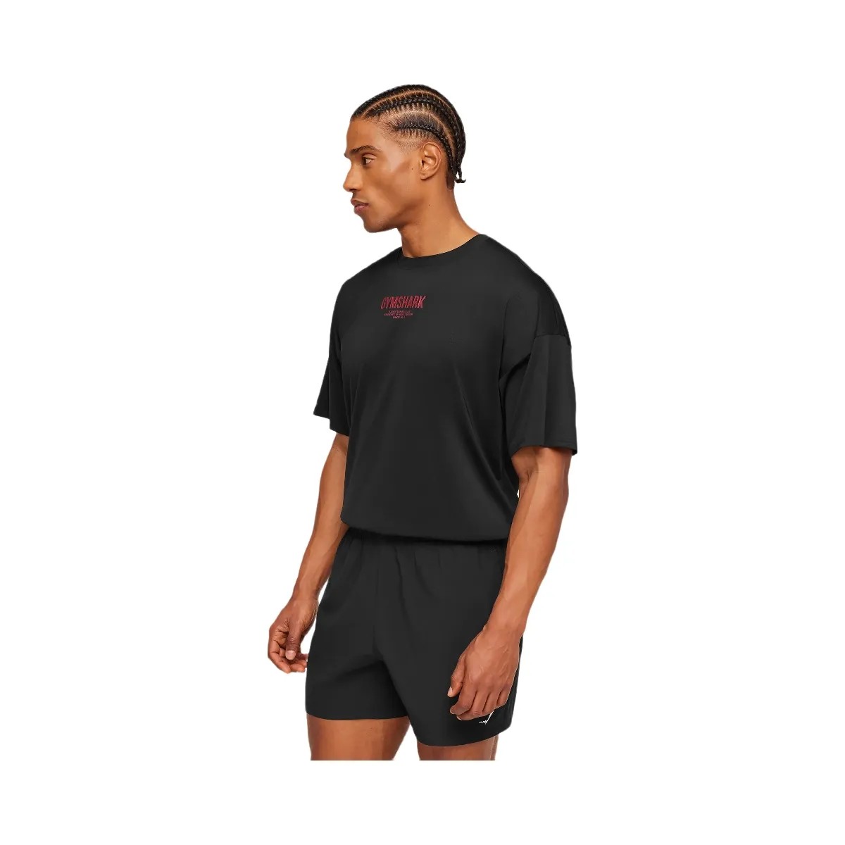 Gymshark Chrome Graphic T-Shirt "Black" - HypeFly India View 3
