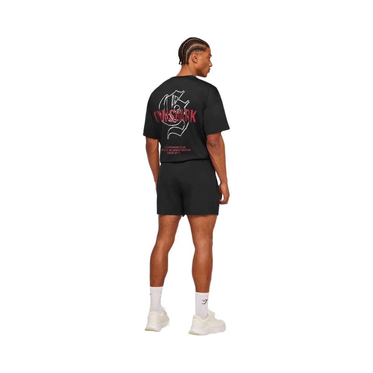 Gymshark Chrome Graphic T-Shirt "Black" - HypeFly India View 4