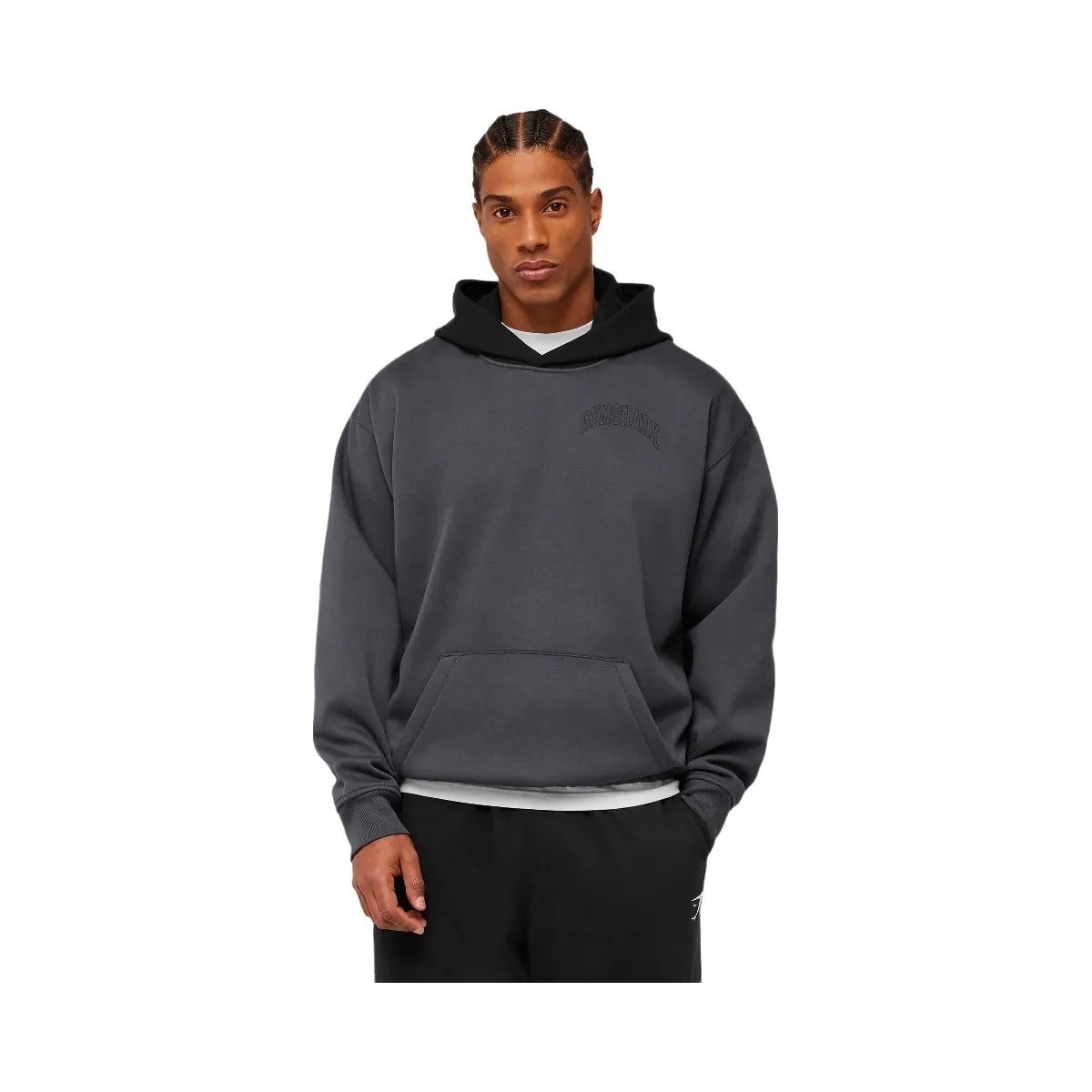 Gymshark Collegiate Tech Hoodie "Grey" - HypeFly India View 1