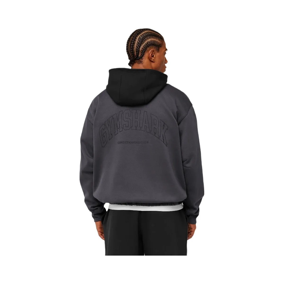 Gymshark Collegiate Tech Hoodie "Grey" - HypeFly India View 2