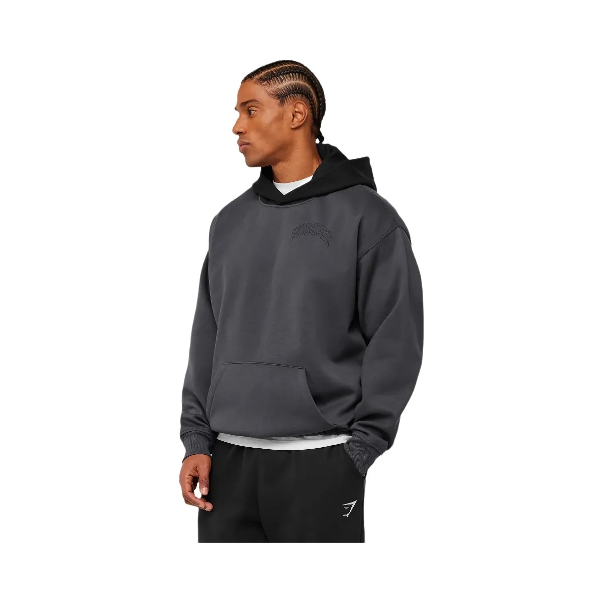 Gymshark Collegiate Tech Hoodie "Grey" - HypeFly India View 3