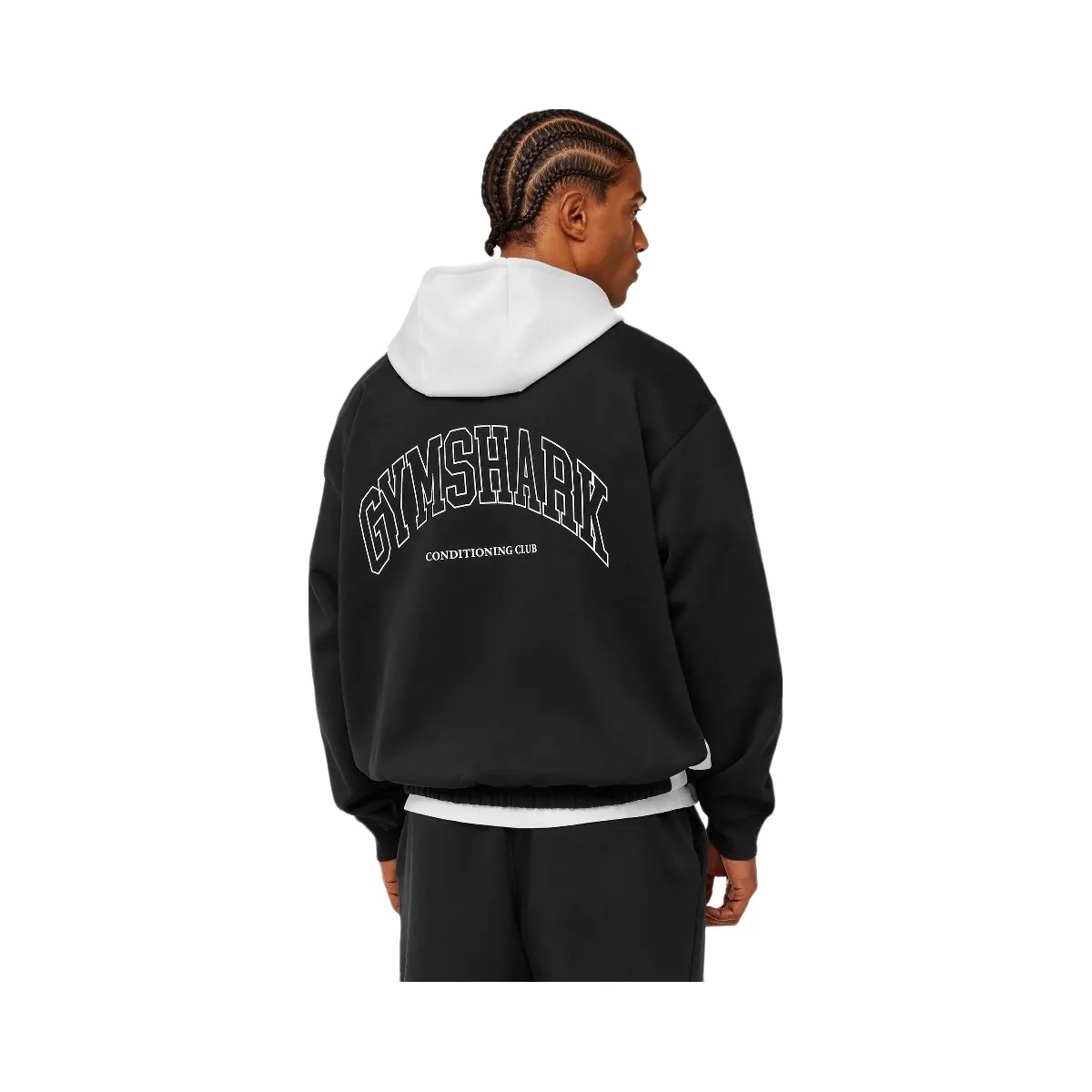 Gymshark Collegiate Tech Hoodie "GS Black" - HypeFly India View 2