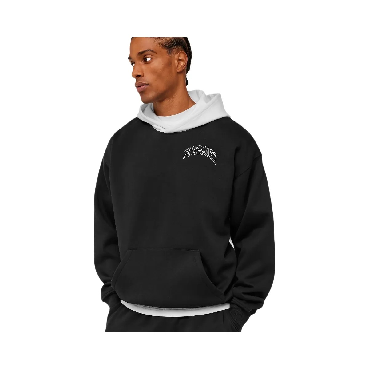 Gymshark Collegiate Tech Hoodie "GS Black" - HypeFly India View 5