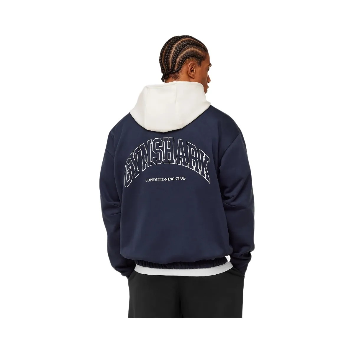 Gymshark Collegiate Tech Hoodie "Heavy Blue" - HypeFly India View 2