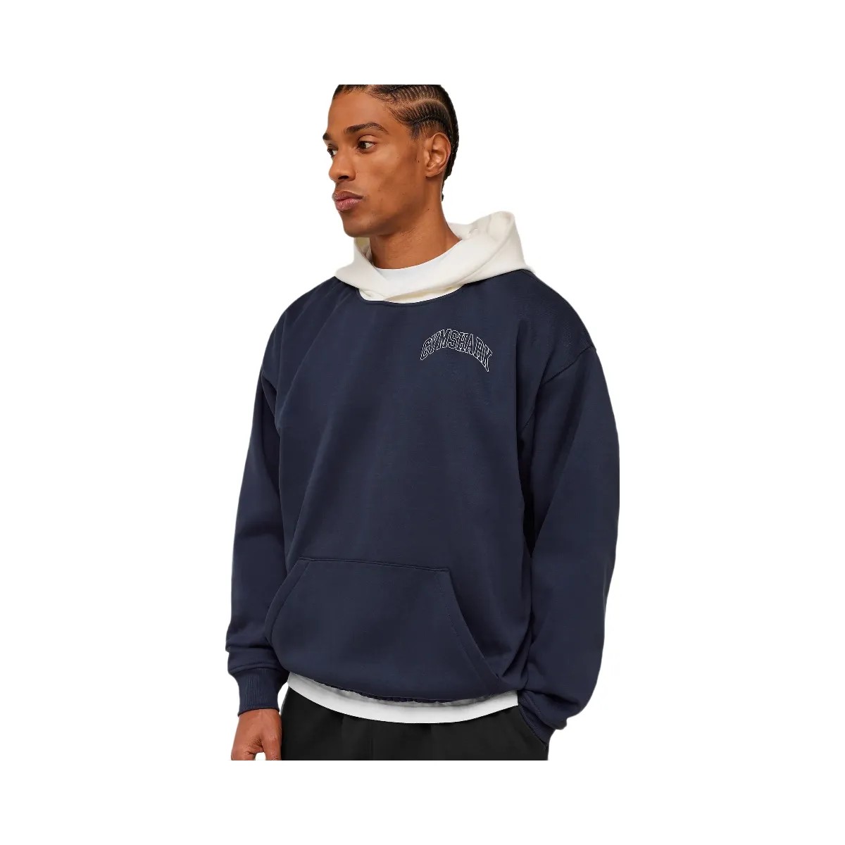 Gymshark Collegiate Tech Hoodie "Heavy Blue" - HypeFly India View 5