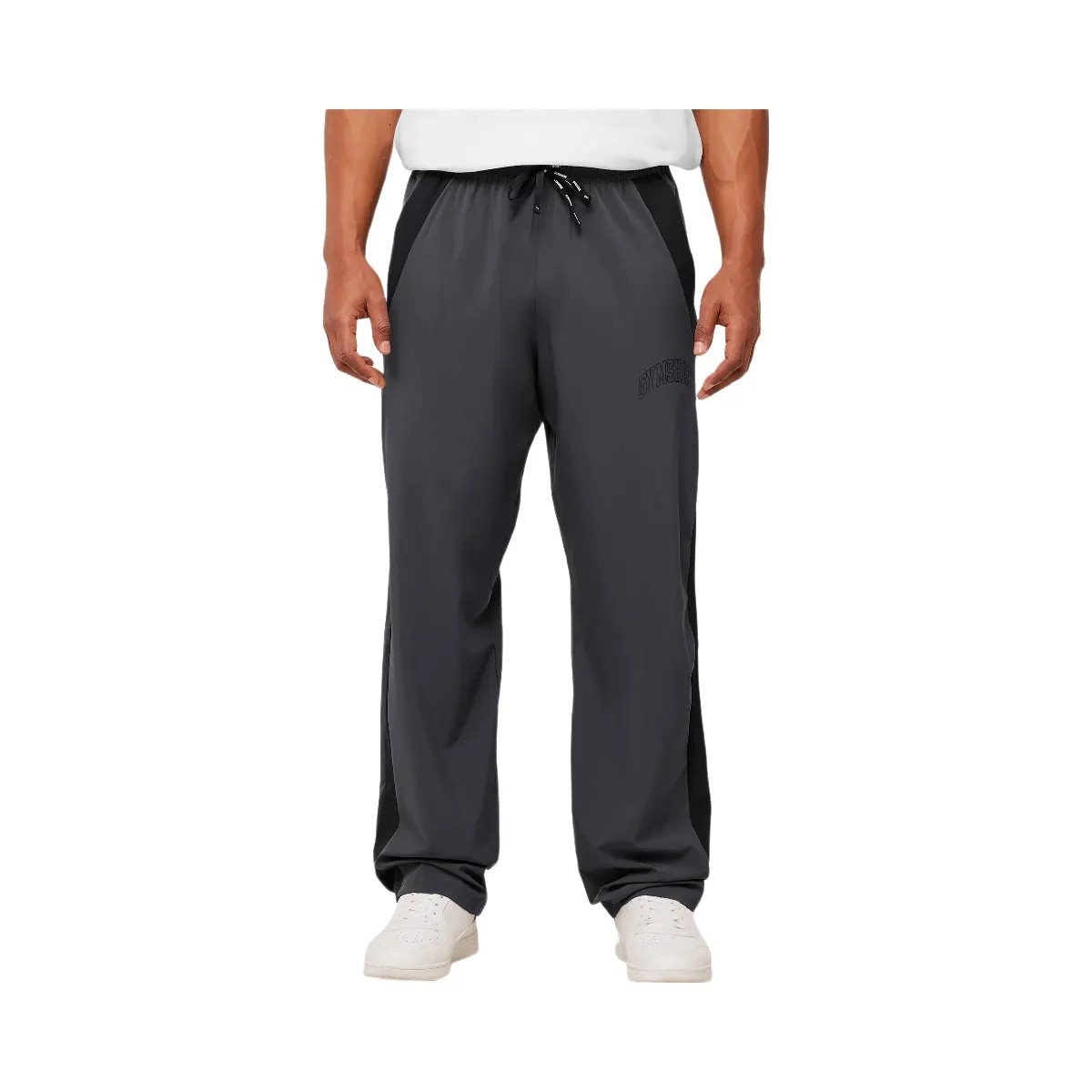 Gymshark Collegiate Tech Pants "Grey" - HypeFly India View 1