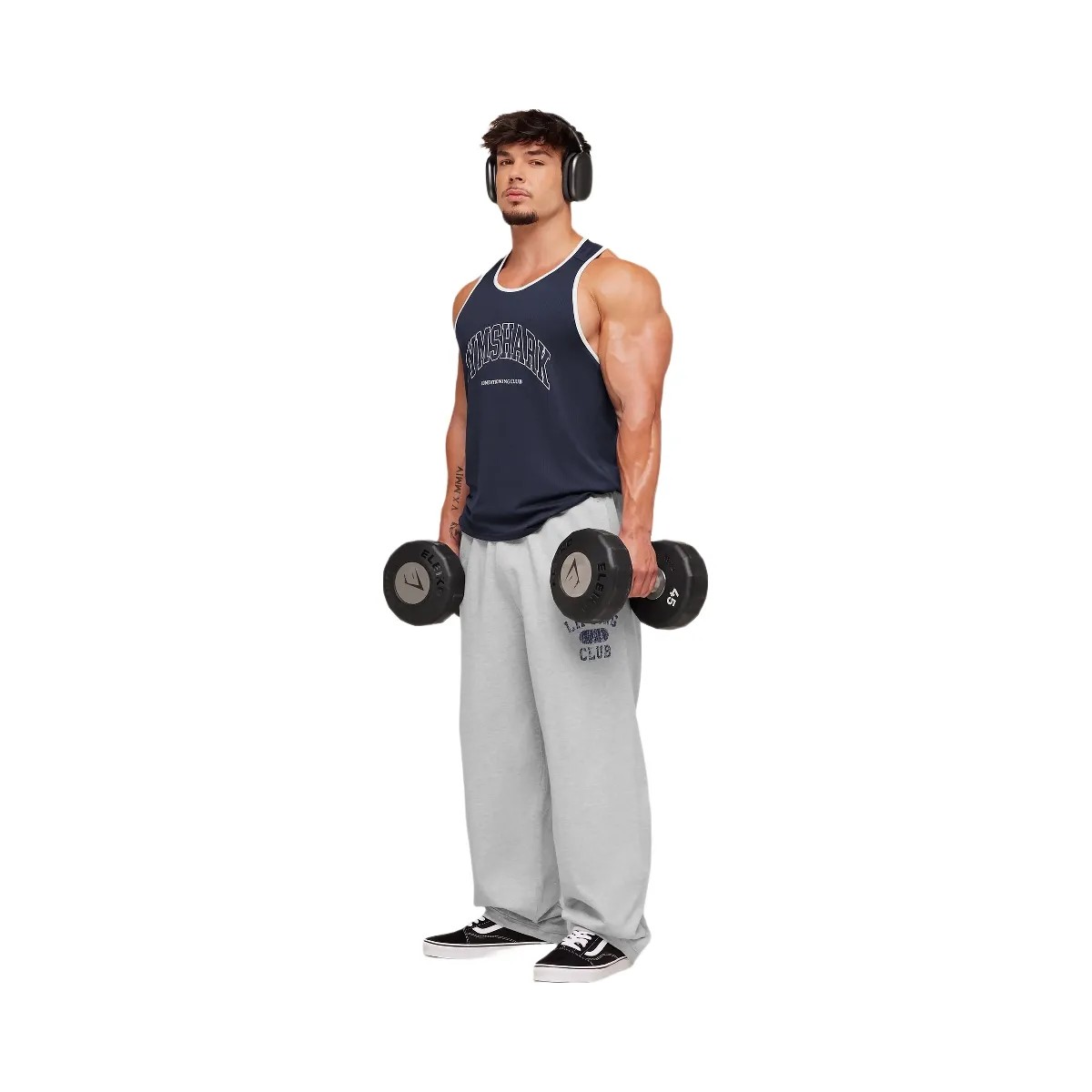 Gymshark Collegiate Tech Tank "Heavy Blue" - HypeFly India View 4