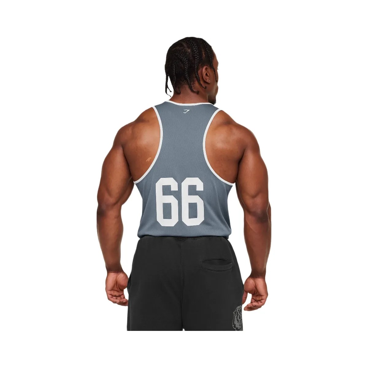 Gymshark Collegiate Tech Tank "Iron Blue" - HypeFly India View 2