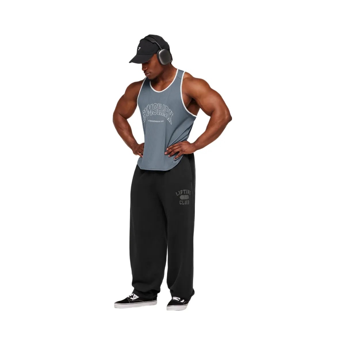 Gymshark Collegiate Tech Tank "Iron Blue" - HypeFly India View 3