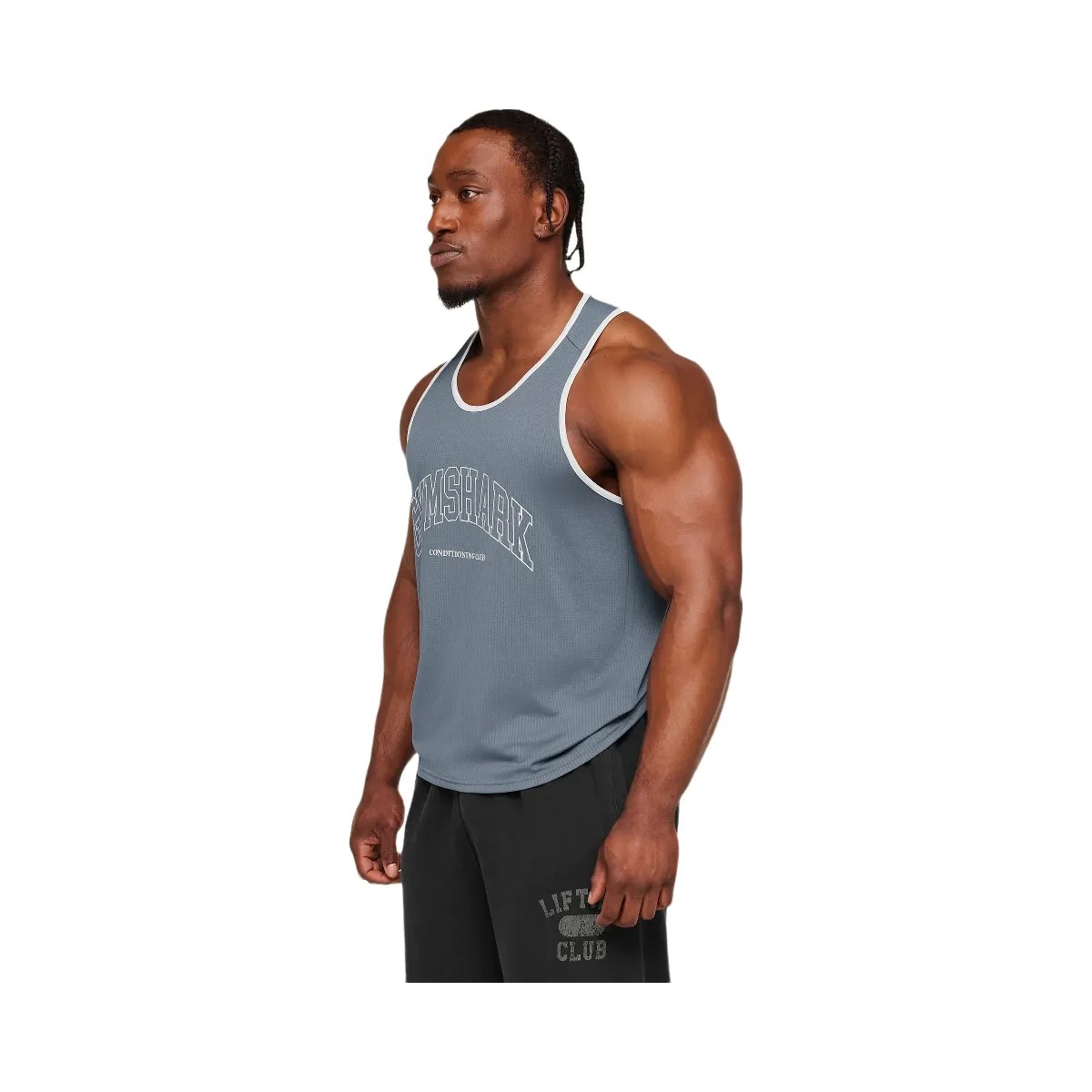 Gymshark Collegiate Tech Tank "Iron Blue" - HypeFly India View 4
