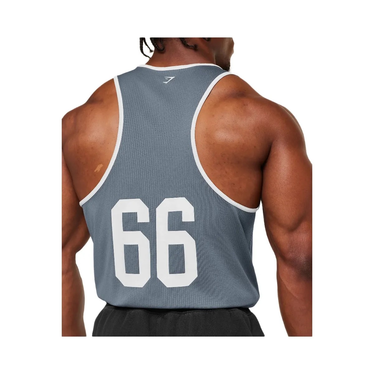 Gymshark Collegiate Tech Tank "Iron Blue" - HypeFly India View 5