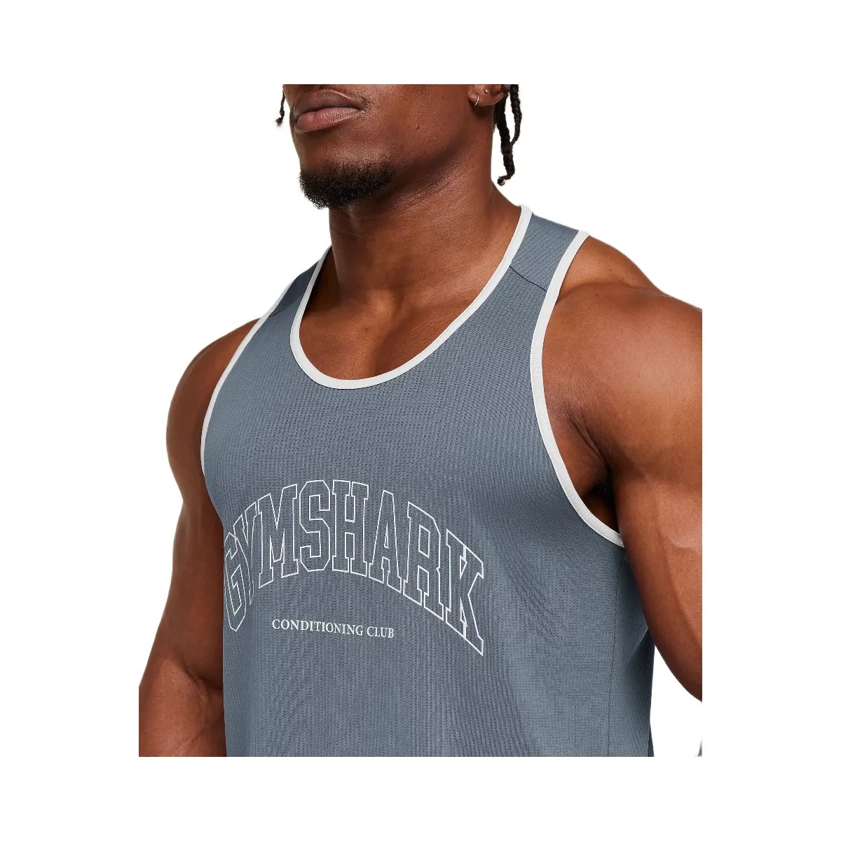 Gymshark Collegiate Tech Tank "Iron Blue" - HypeFly India View 6