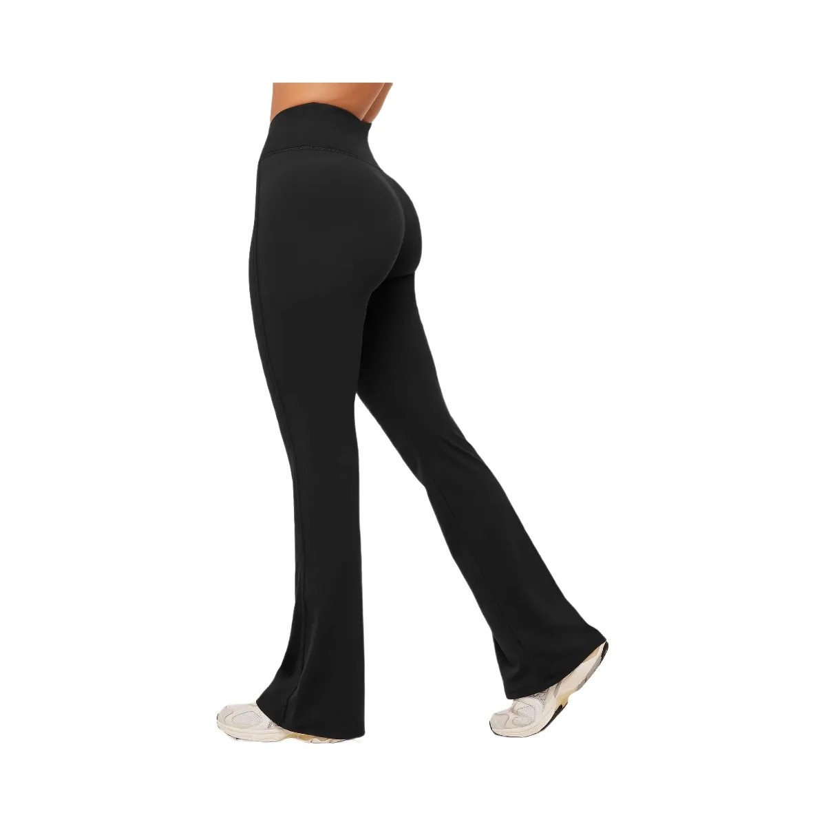 Gymshark Corset Flare Leggings "GS Black" - HypeFly India View 3