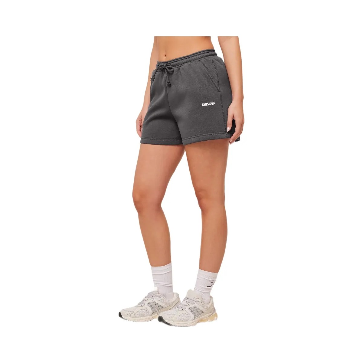 Gymshark Cosy Luxe Shorts "Grey" - HypeFly India View 3
