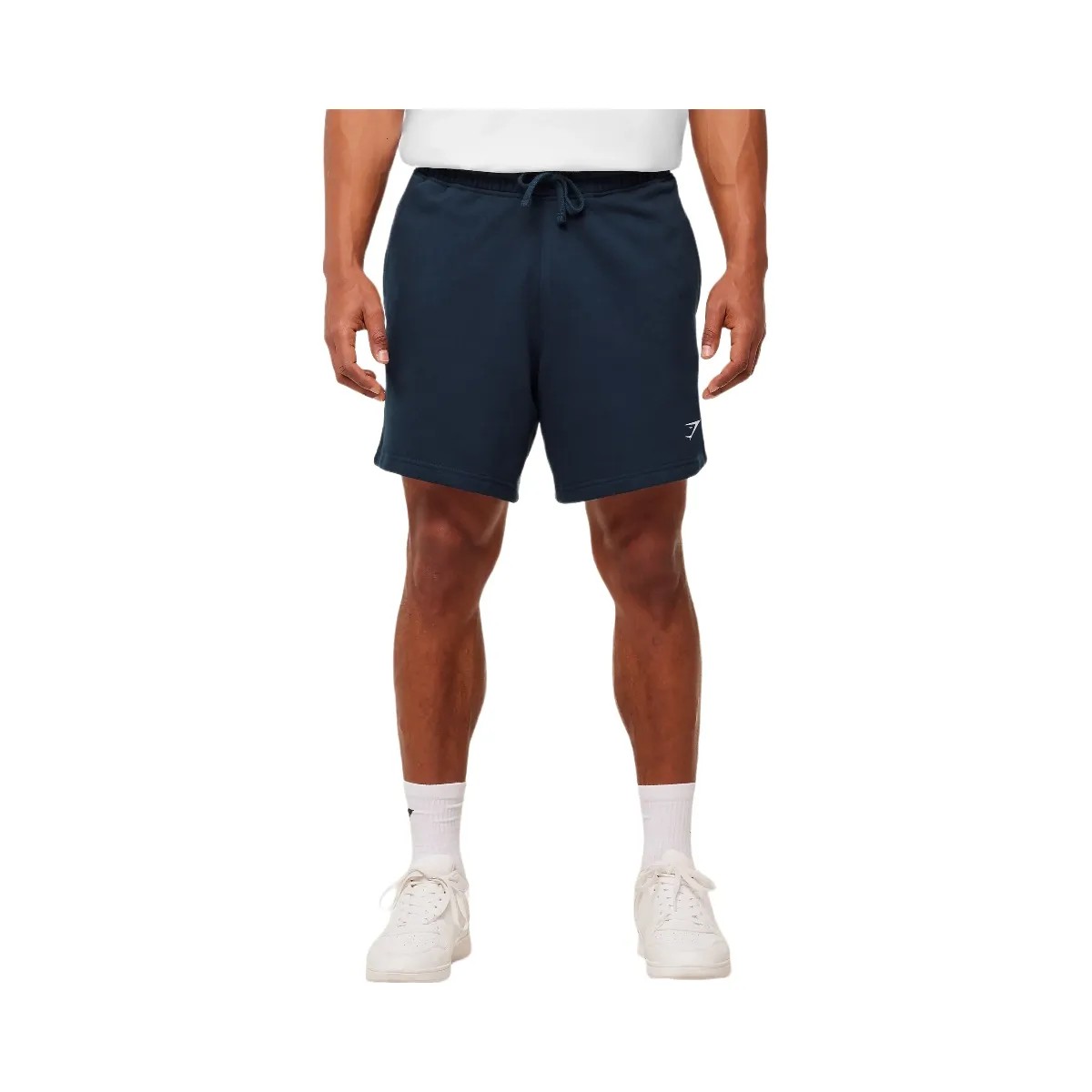 Gymshark Crest Shorts "GS Navy" - HypeFly India View 1