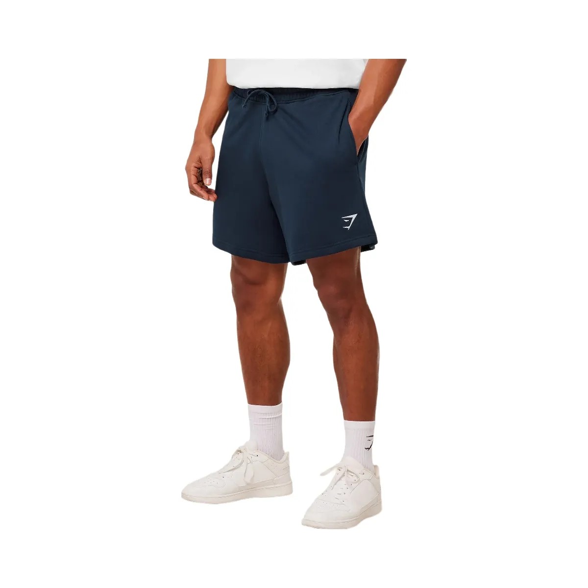 Gymshark Crest Shorts "GS Navy" - HypeFly India View 3