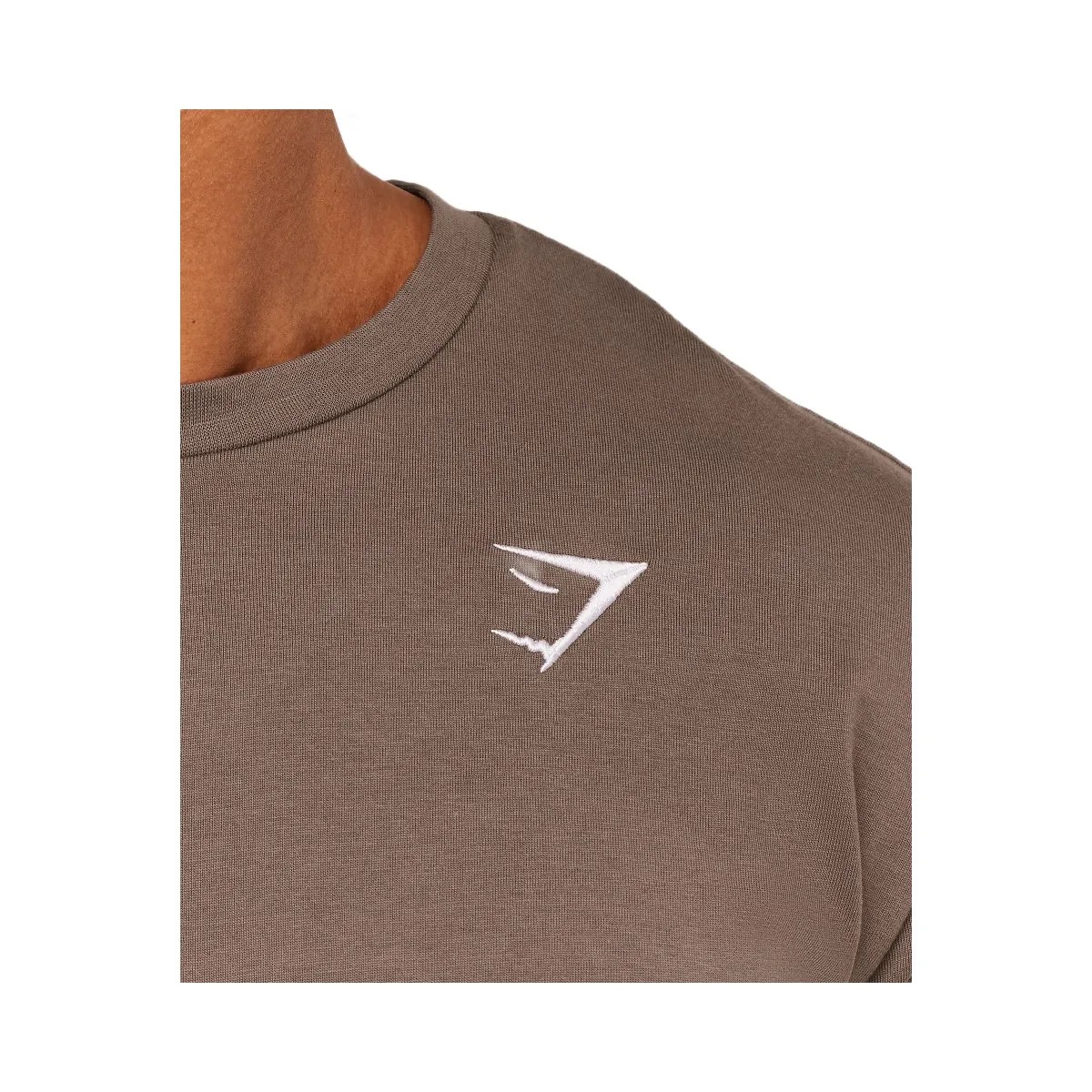 Gymshark Crest T-Shirt "Soft Brown" - HypeFly India View 5