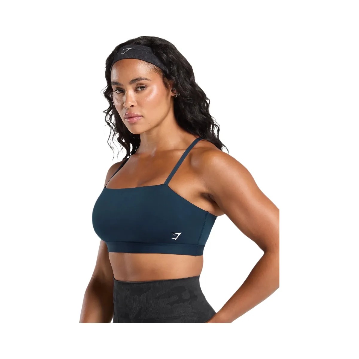 Gymshark Cut Out Bandeau "Navy" - HypeFly India View 3