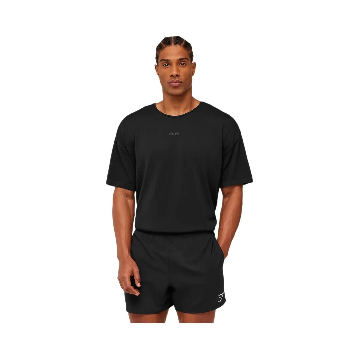 Gymshark Distance Seamless T-Shirt "Black" - HypeFly India View 1