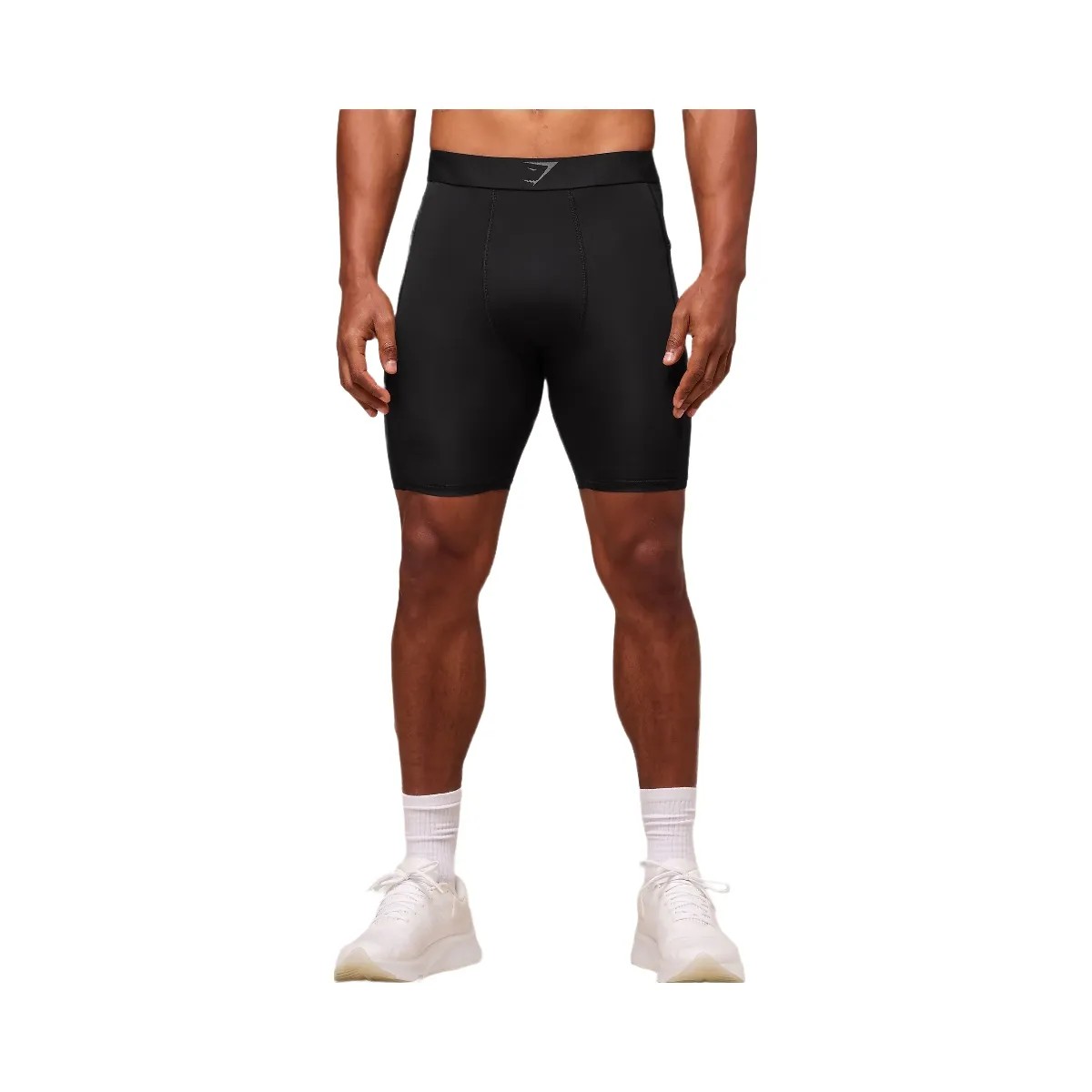Gymshark Element Baselayer Half Tight "Black" - HypeFly India View 2